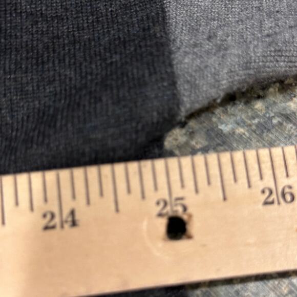 89th Madison Women Sweater Plus 3X Gray Colorblock Asymmetrical Minimalist - Picture 6 of 7